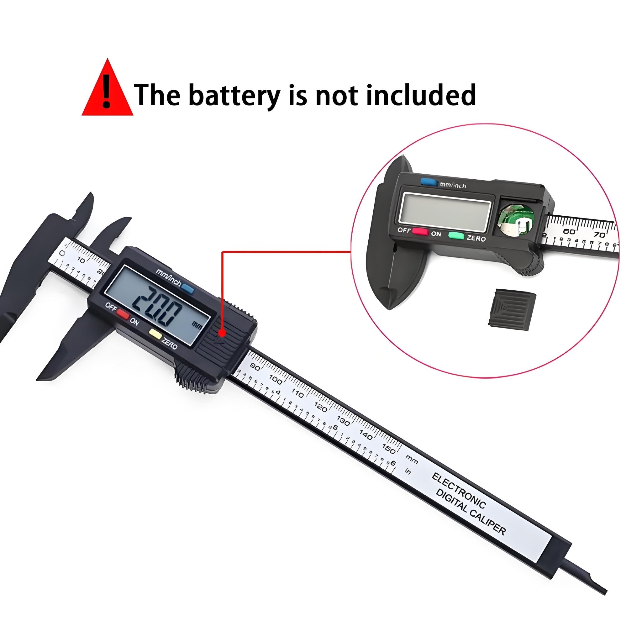 150mm 100mm Electronic Digital Caliper  Dial Vernier Caliper Gauge Micrometer Measuring Tool Digital Ruler