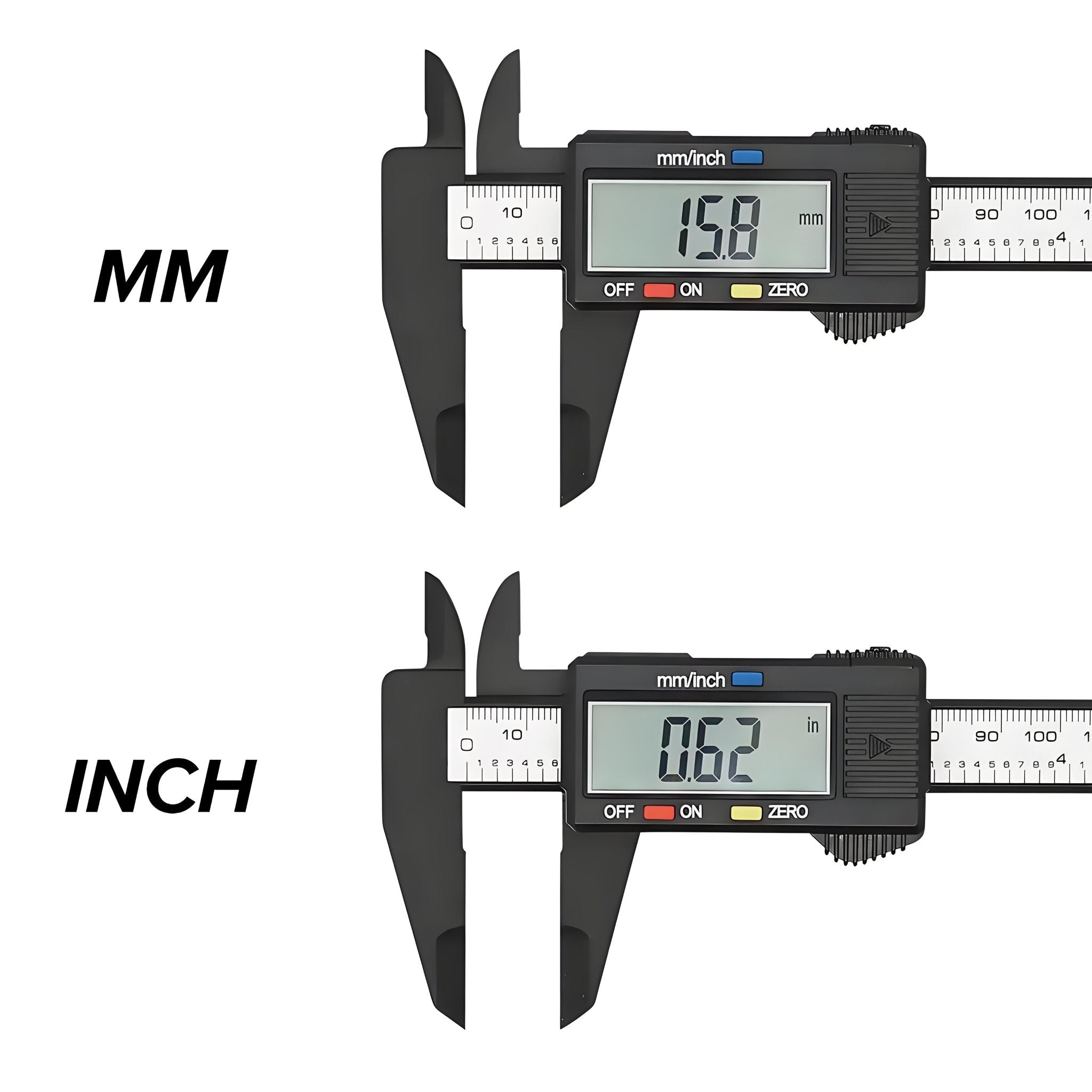 150mm 100mm Electronic Digital Caliper  Dial Vernier Caliper Gauge Micrometer Measuring Tool Digital Ruler