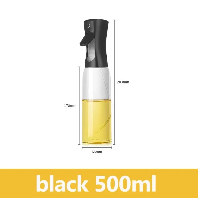 200/300/500ml Oil Spray Bottle BBQ Cooking Olive Oil Sprayer Plastic Baking Oil Spray Empty Bottle Vinegar Bottle Or  Oil brush