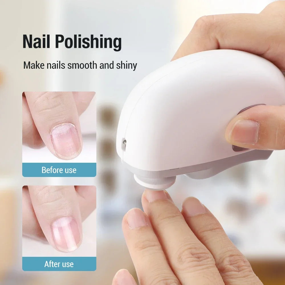 2 in 1 Electric Polishing Automatic Nail Clippers