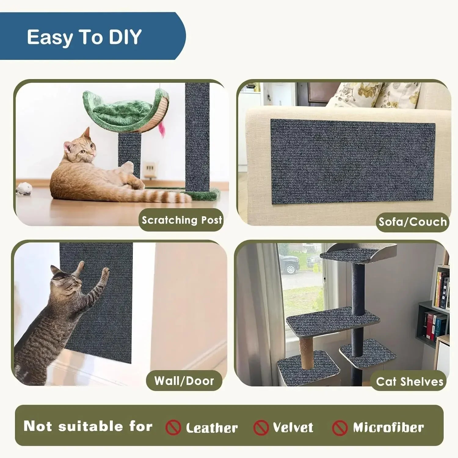 T&G Carpet Cat Scratcher Mat